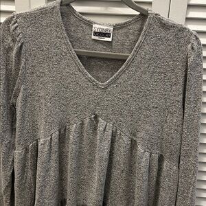 Sydney Gregory Tiered Peplum/babydoll blouse M